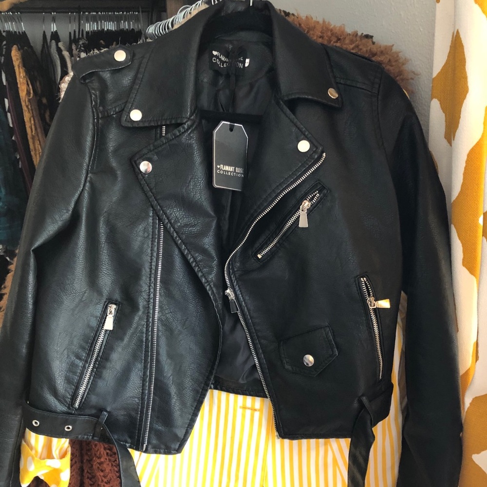 Nasty gal vegan leather jacket